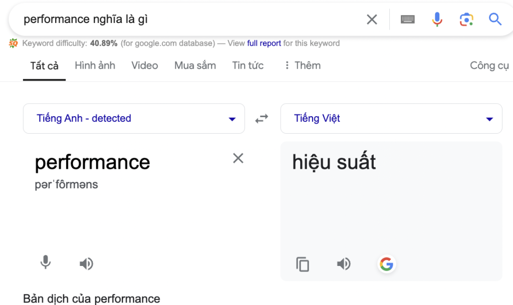 Performance nghĩa là gì? Những thuật ngữ liên quan