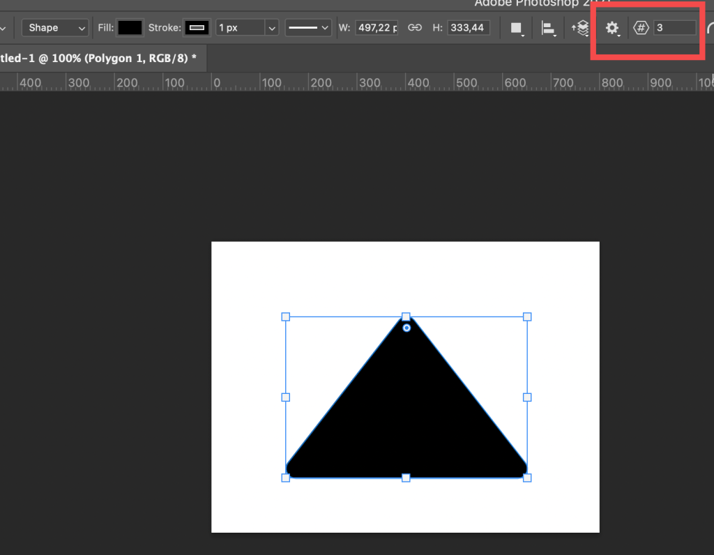 Hướng dẫn cách vẽ hình tam giác trong photoshop?