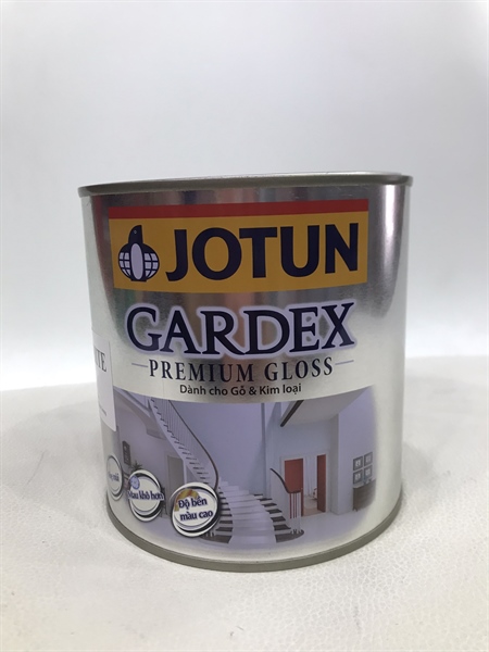 Sơn dầu Gardex bóng mờ White 0.8L - Lon