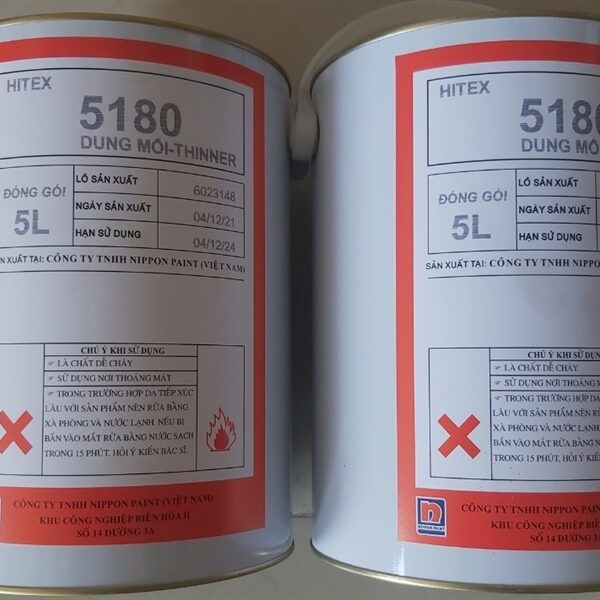 Dung môi Thinner Hitex 5180 20L - THÙNG