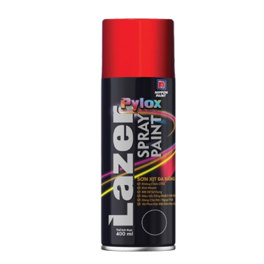 Sơn Xịt Pylox lazer N300 Silver 400cc - Chai