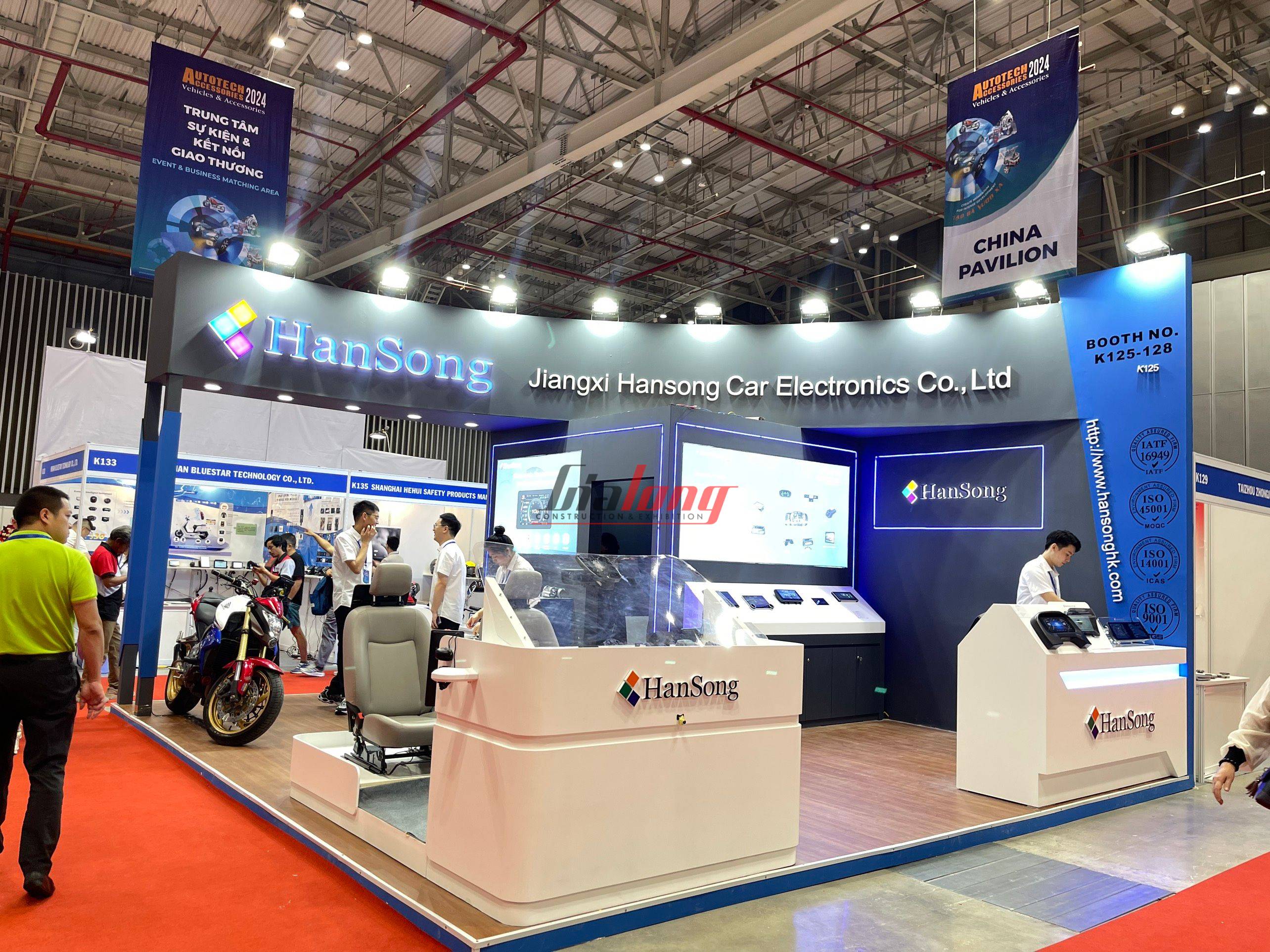Exhibition booth constructed by Gia Long