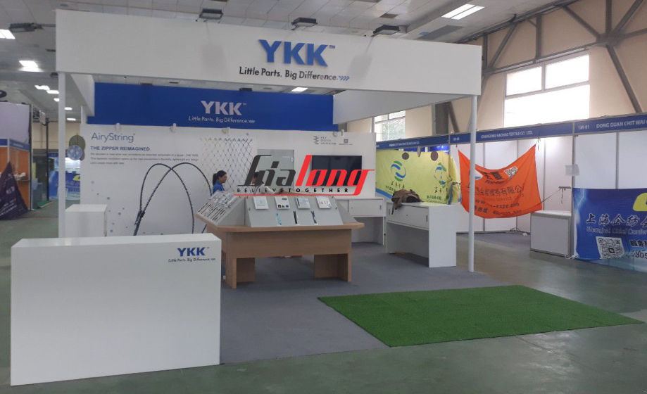 The booth was completed by Gia Long
