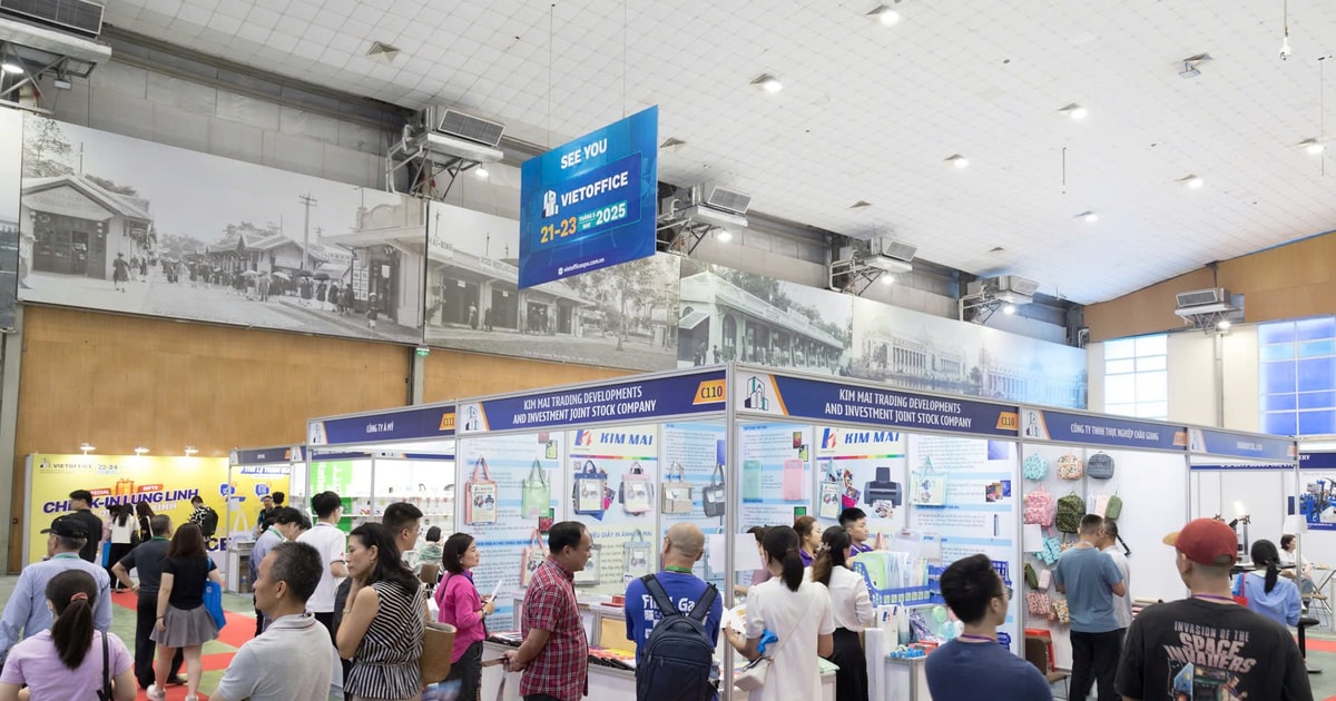 Không khí tại triển lãm VietOffice