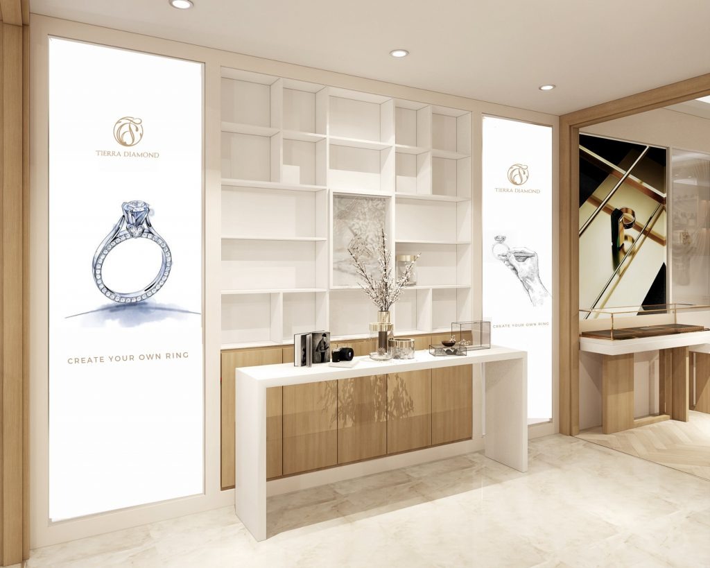 Mẫu thiết kế tiệm vàng sang trọng, thịnh hạnh nhất - Mẫu 7 Mẫu thiết kế tiệm vàng sang trọng, thịnh hạnh nhất - Mẫu 7