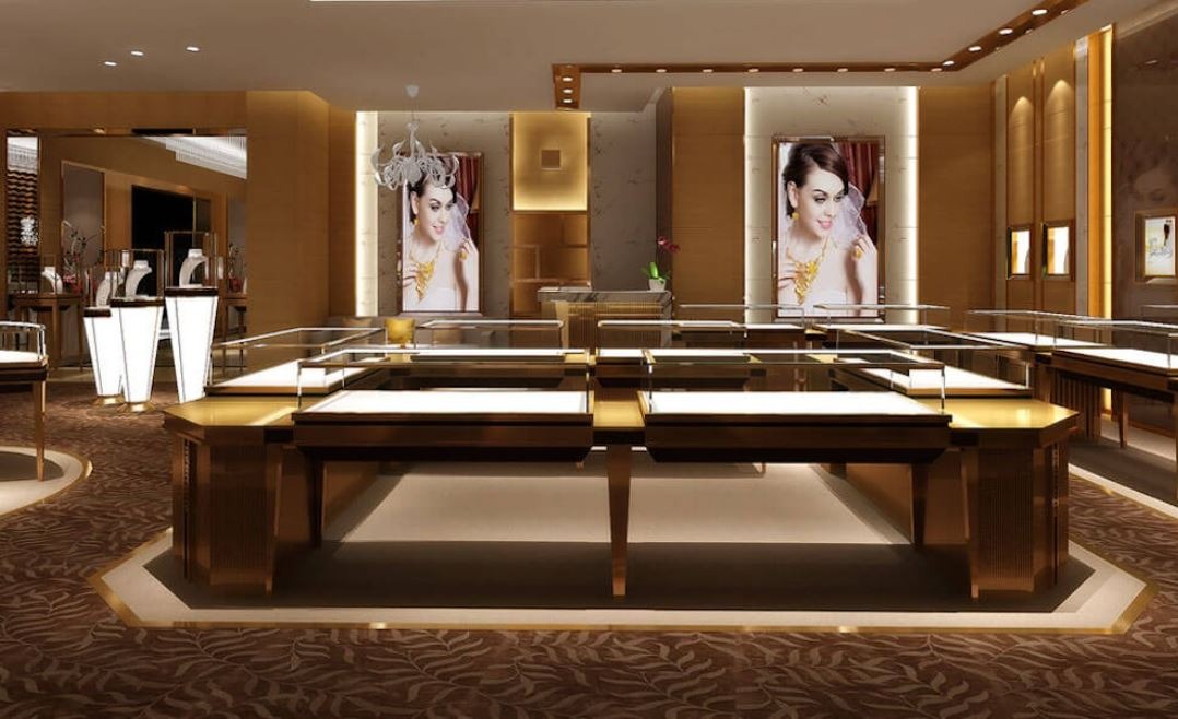 Mẫu thiết kế tiệm vàng sang trọng, thịnh hạnh nhất - Mẫu 19 Mẫu thiết kế tiệm vàng sang trọng, thịnh hạnh nhất - Mẫu 19