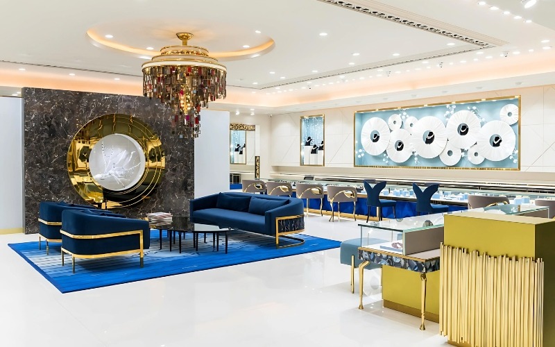 Mẫu thiết kế tiệm vàng sang trọng, thịnh hạnh nhất - Mẫu 5 Mẫu thiết kế tiệm vàng sang trọng, thịnh hạnh nhất - Mẫu 5