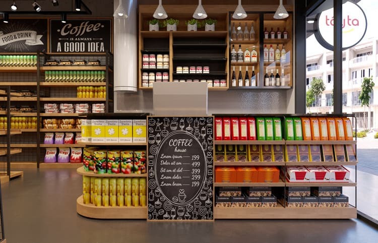 Mẫu 12 - Thiết kế cửa hàng tiện lợi ấn tượng nhất năm 2025 Mẫu 12 - Thiết kế cửa hàng tiện lợi ấn tượng nhất năm 2025