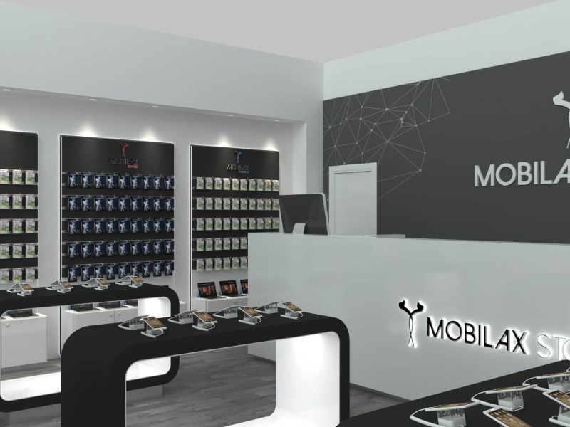 Thiết kế shop điện thoại theo phong cách công nghiệp Thiết kế shop điện thoại theo phong cách công nghiệp