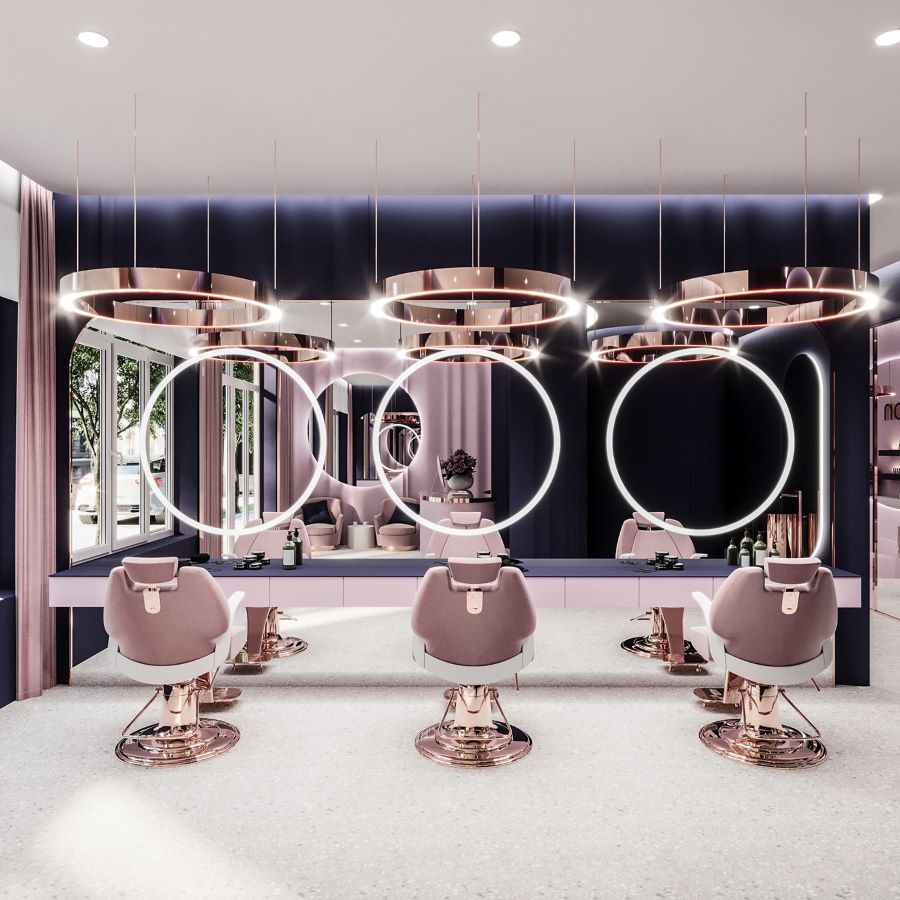 Bộ sưu tập mẫu thiết kế tiệm makeup - Mẫu 1 Bộ sưu tập mẫu thiết kế tiệm makeup - Mẫu 1