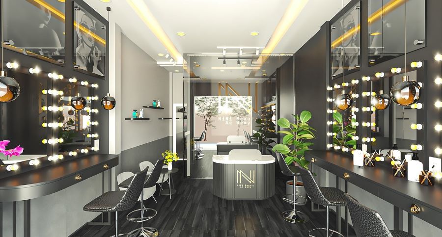 Bộ sưu tập mẫu thiết kế tiệm makeup - Mẫu 4 Bộ sưu tập mẫu thiết kế tiệm makeup - Mẫu 4