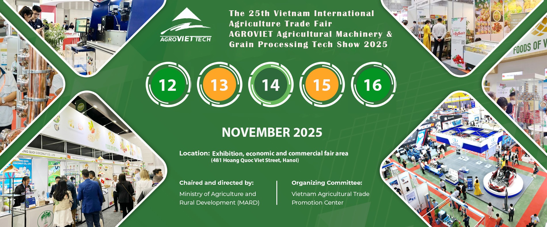 Thông tin về Hội chợ Triển lãm Nông nghiệp Quốc tế (Agroviet 2025) Thông tin về Hội chợ Triển lãm Nông nghiệp Quốc tế (Agroviet 2025)