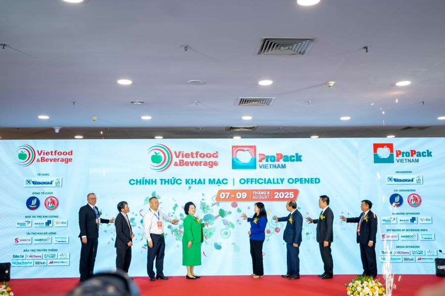 Buổi lễ Khai mạc Vietfood & Beverage Propack Vietnam 2025