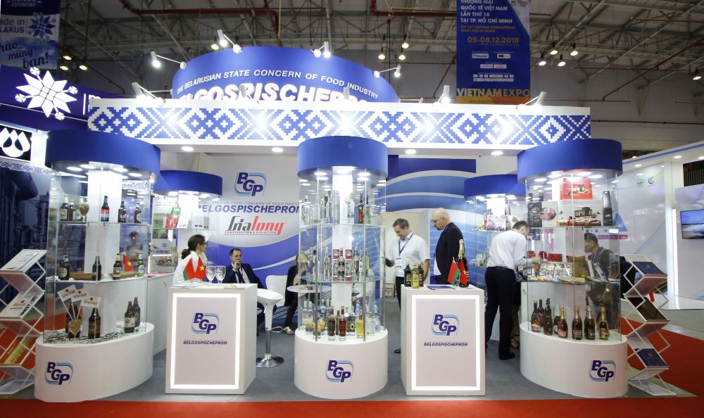 Gia Long có kinh nghiệm thi công gian hàng tại triển lãm quốc tế