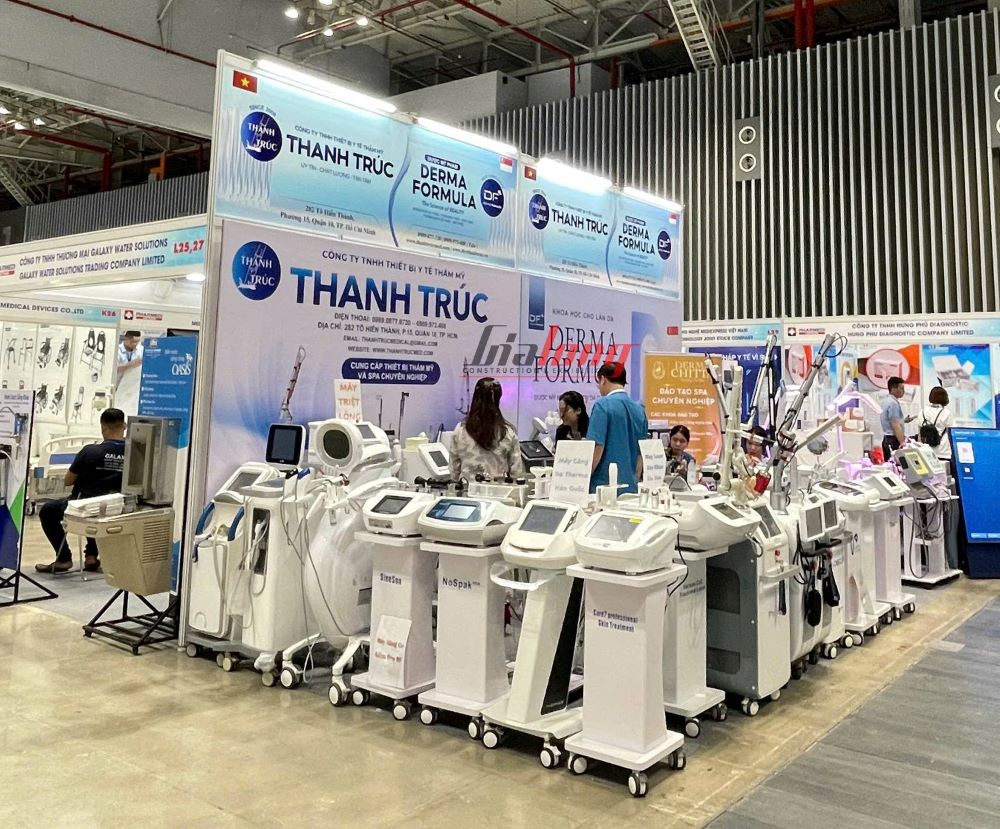 Gian hàng Gia Long đã thiết kế và thi công gian hoàn chỉnh