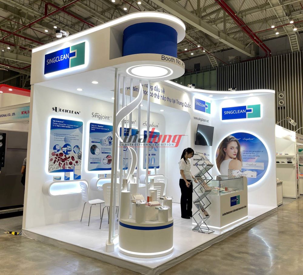 Gia Long giúp bạn thiết kế thi công gian hàng nổi bật tại triển lãm HIDEC