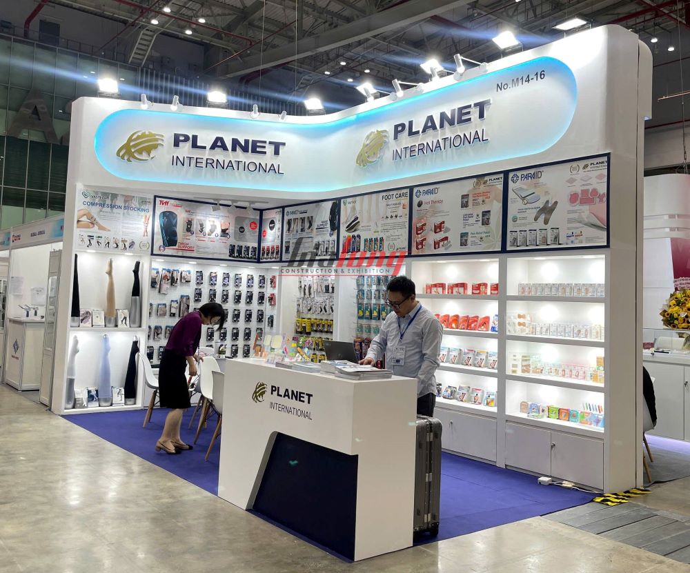 Gia Long thiết kế và thi công nhiều gian hàng tại triển lãm lĩnh vực y tế