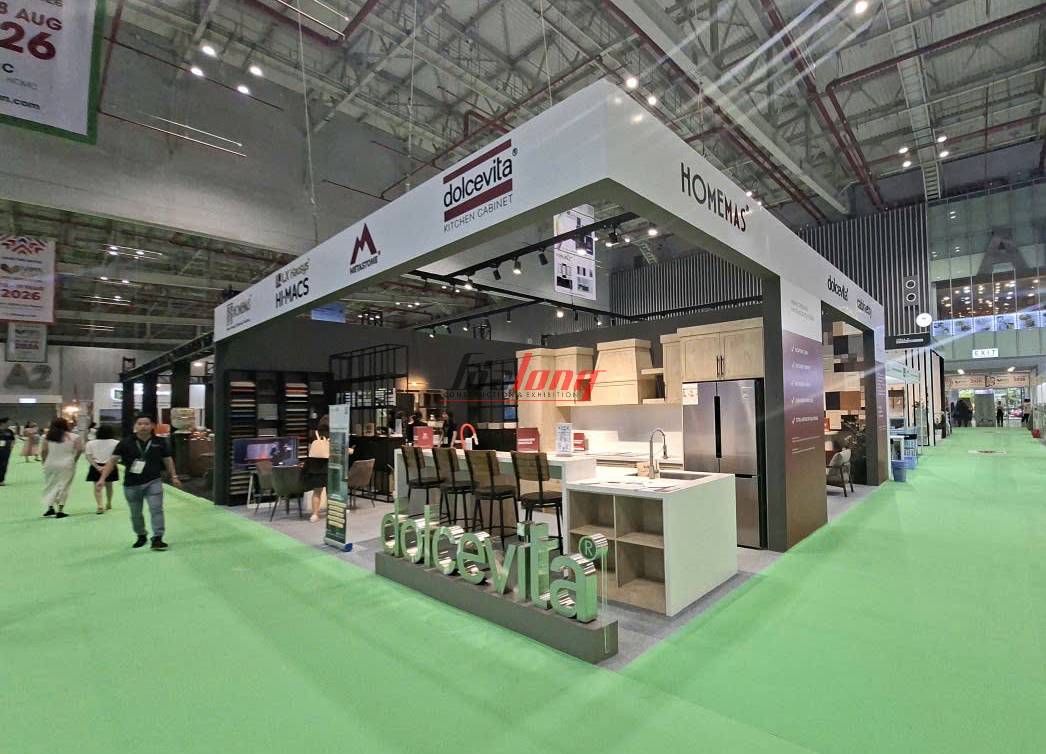 Gian hàng Gia Long thiết kế và thi công trong các triển lãm quốc tế