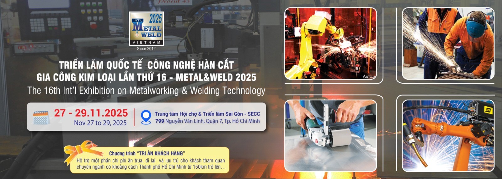 Thông tin chi tiết về triển lãm Metal & Weld 2025 Thông tin chi tiết về triển lãm Metal & Weld 2025