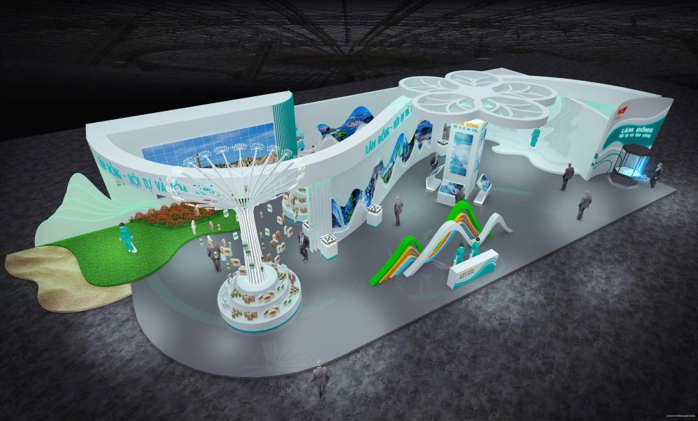 Một số mẫu gian hàng sáng tạo thu hút khách tham quan (Gia Long sưu tầm)