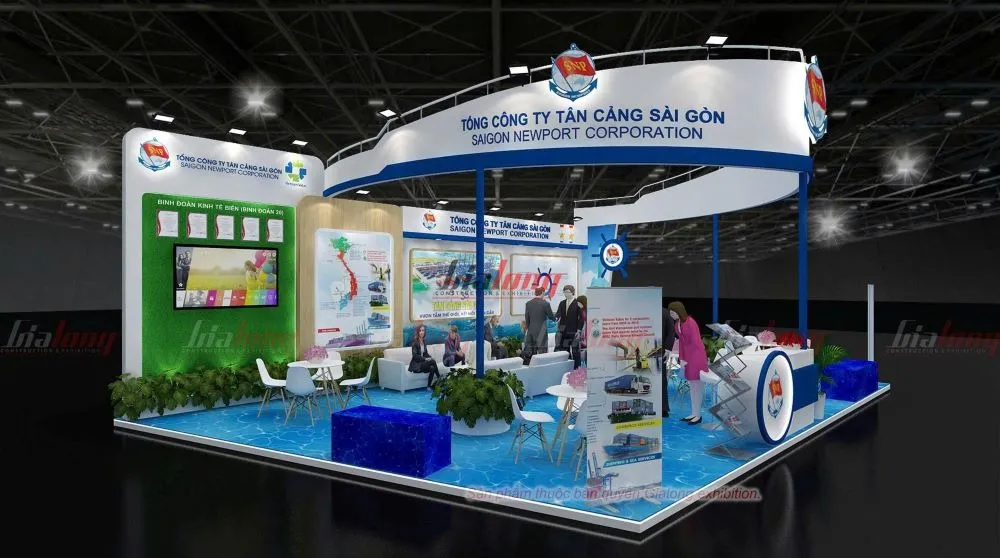 Triển lãm Điện gió ngoài khơi Việt Nam - Thiết kế gian hàng Offshore Wind Vietnam Expo 2025