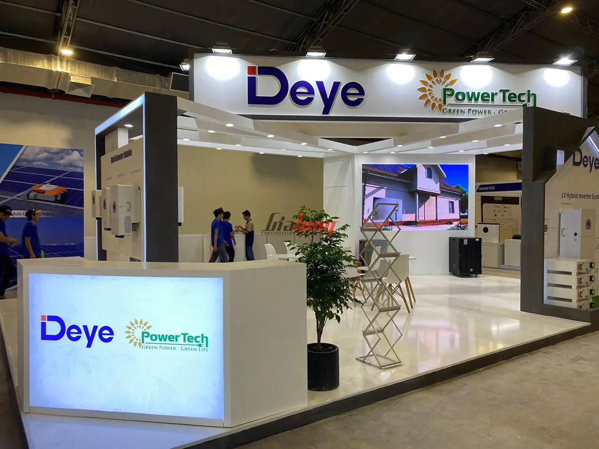 Gian hàng trưng bày chỉnh chu thu hút khách tham quan Gian hàng trưng bày chỉnh chu thu hút khách tham quan