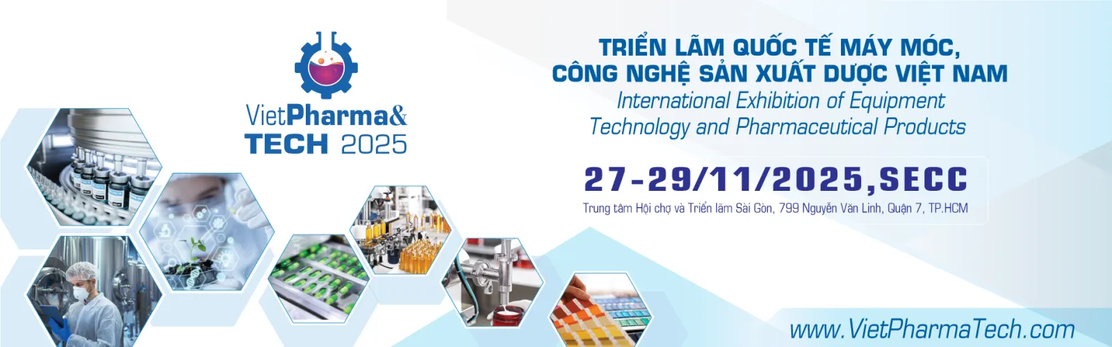 Tổng quan về triển lãm VietPharmaTech 2025 - Triển lãm Quốc tế Máy móc, Công nghệ Sản xuất Dược Việt Nam Tổng quan về triển lãm VietPharmaTech 2025 - Triển lãm Quốc tế Máy móc, Công nghệ Sản xuất Dược Việt Nam