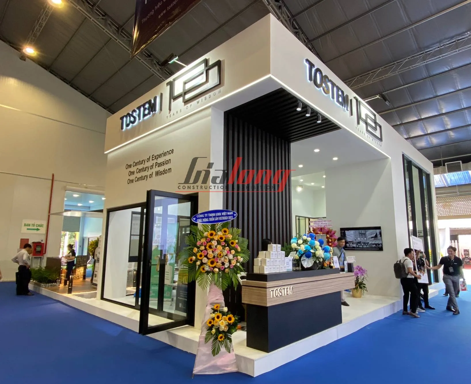 Exhibition booth Gia Long constructed at Vietbuild Home in previous years