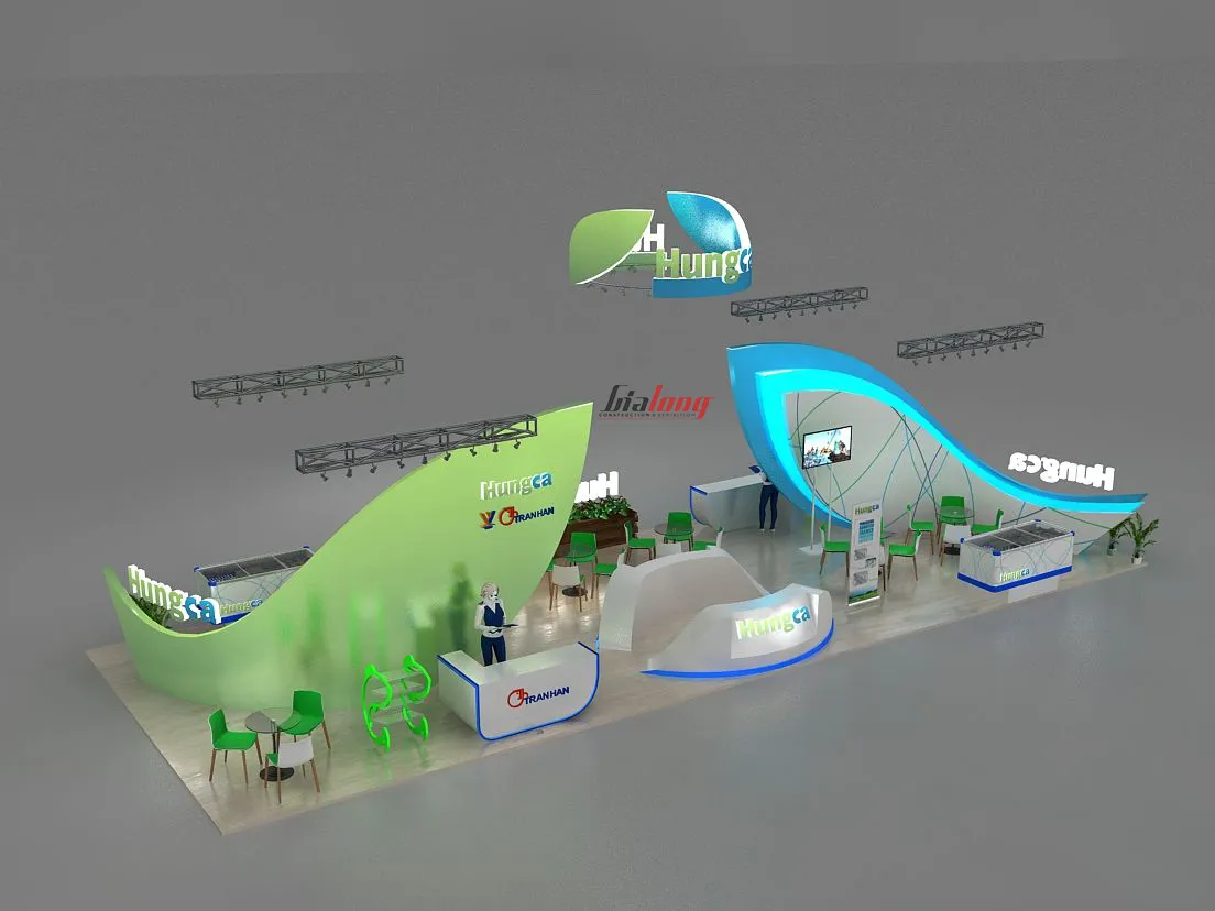 Gian hàng tại triển lãm thuộc ngành thủy hải sản được thi công thiết kế bởi Gia Long Gian hàng tại triển lãm thuộc ngành thủy hải sản được thi công thiết kế bởi Gia Long