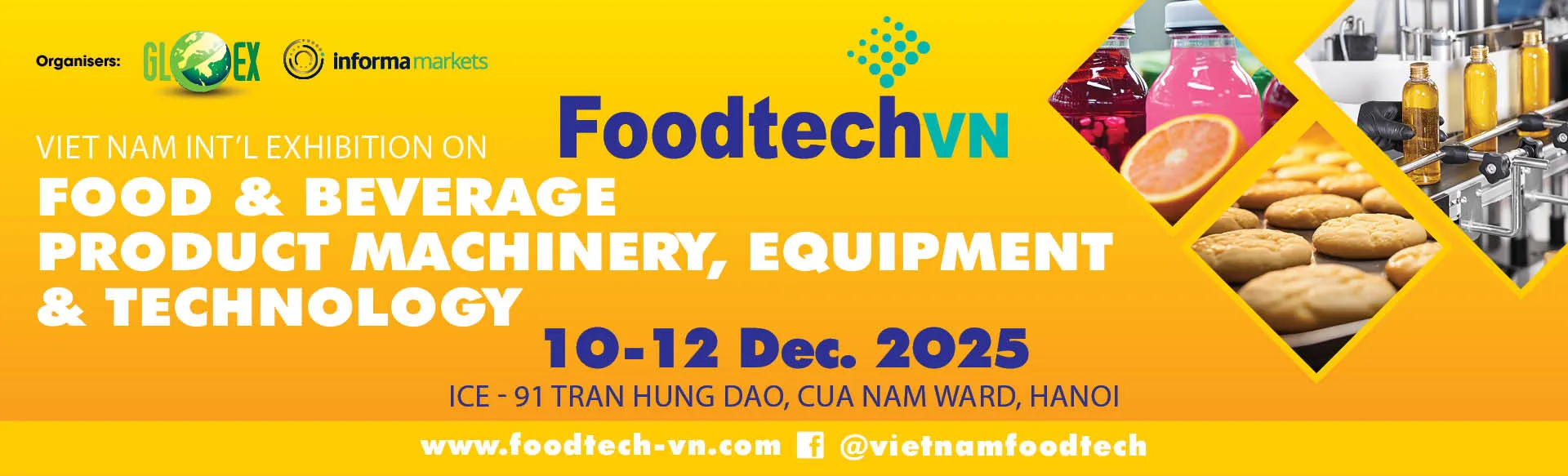 Thông tin chi tiết triển lãm Vietnam Foodtech 2025 Thông tin chi tiết triển lãm Vietnam Foodtech 2025