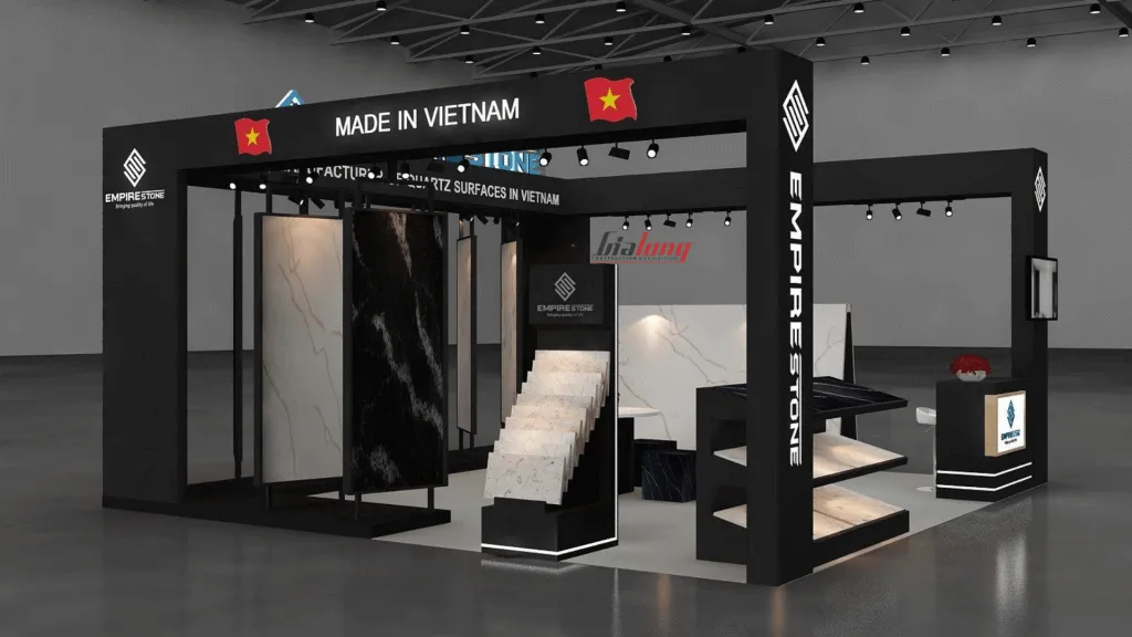 Gia Long đơn vị thiết kế thi công gian hàng toàn quốc