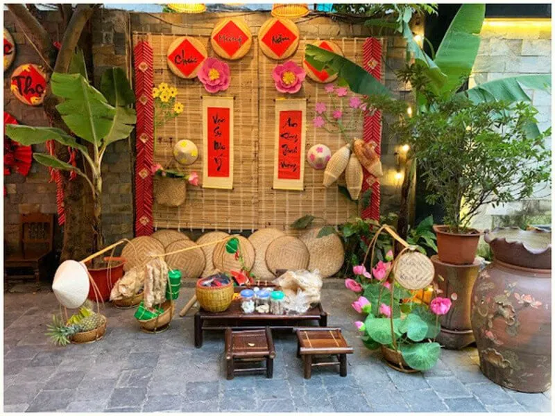 Các phong cách trang trí gian hàng Tết phổ biến Các phong cách trang trí gian hàng Tết phổ biến