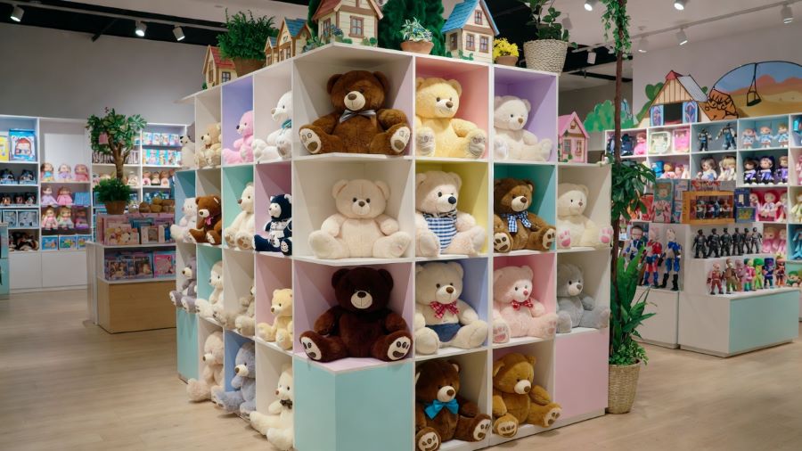 Một số lưu ý vàng khi thiết kế cửa hàng gấu bông