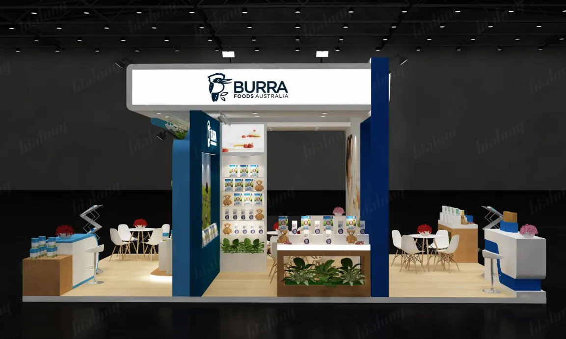 Một số mẫu mẫu gian hàng trưng bày sản phẩm đẹp năm 2026 do Gia Long thiết kế 7