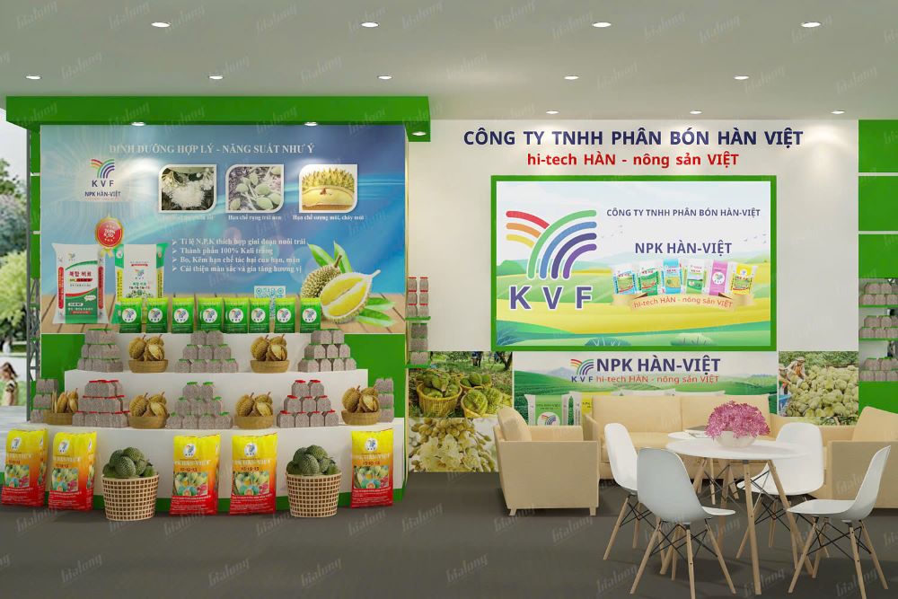 Mẫu gian hàng trưng bày sản phẩm nông nghiệp​ - Mẫu 5