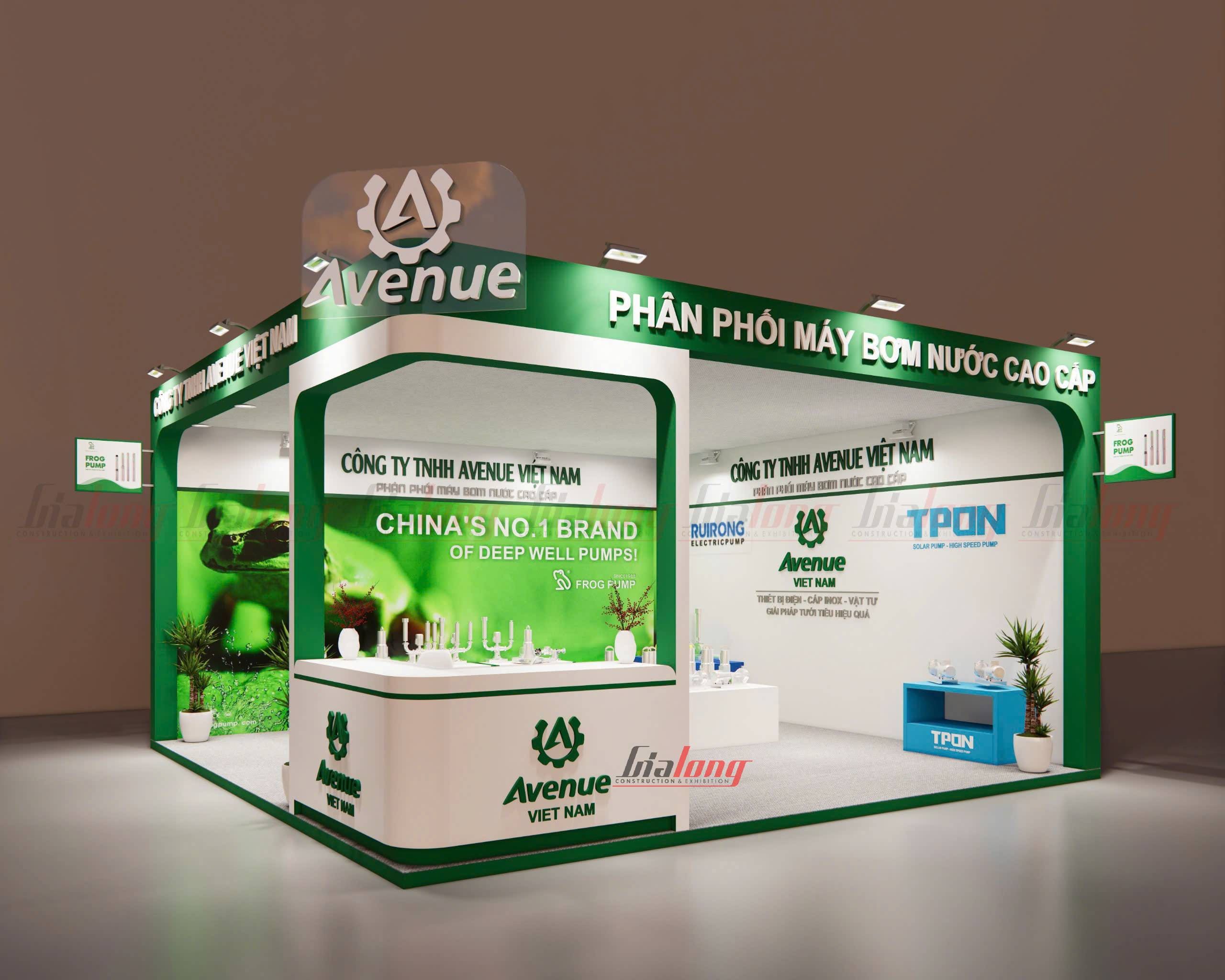 Mẫu gian hàng trưng bày sản phẩm nông nghiệp​ - Mẫu 4