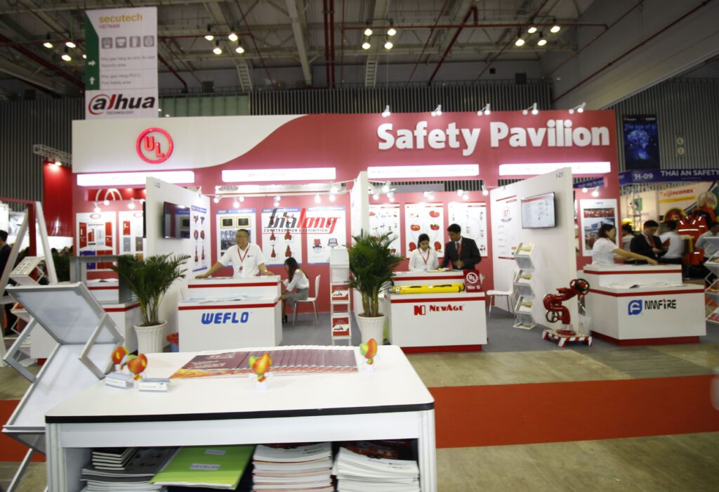 The booth is displayed at the exhibition