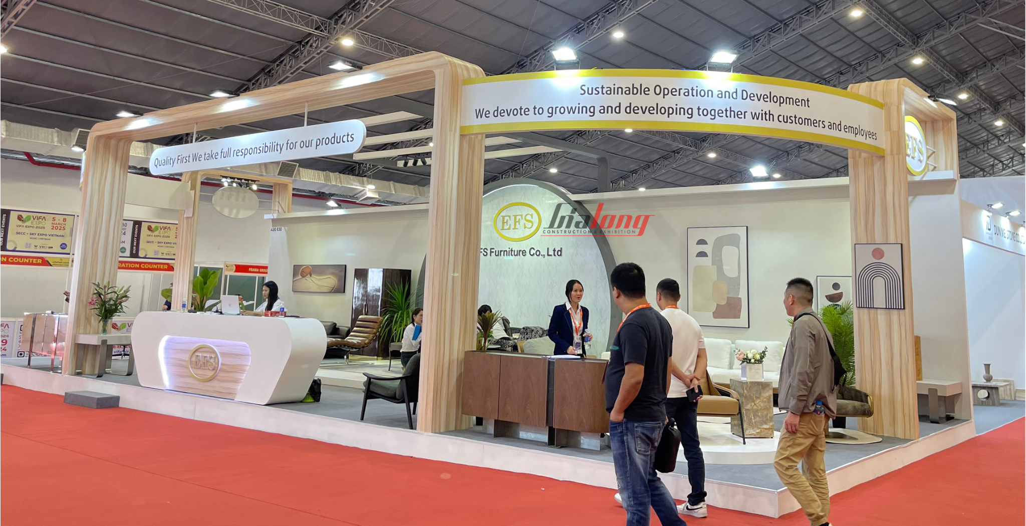 EFS - Thiết kế thi công gian hàng - Design and construction of booth vifa expo