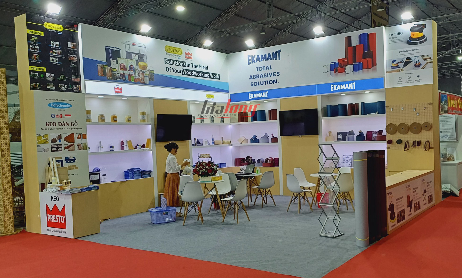 Ekamant - Thiết kế thi công gian hàng - Design and construction of booth vifa expo