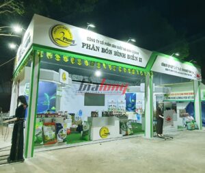 Phân Bón Bình Điền - Hoàn thiện gian hàng hội chợ Cà phê Buôn Ma Thuột - Perfecting the Buon Ma Thuot Coffee Fair Booth
