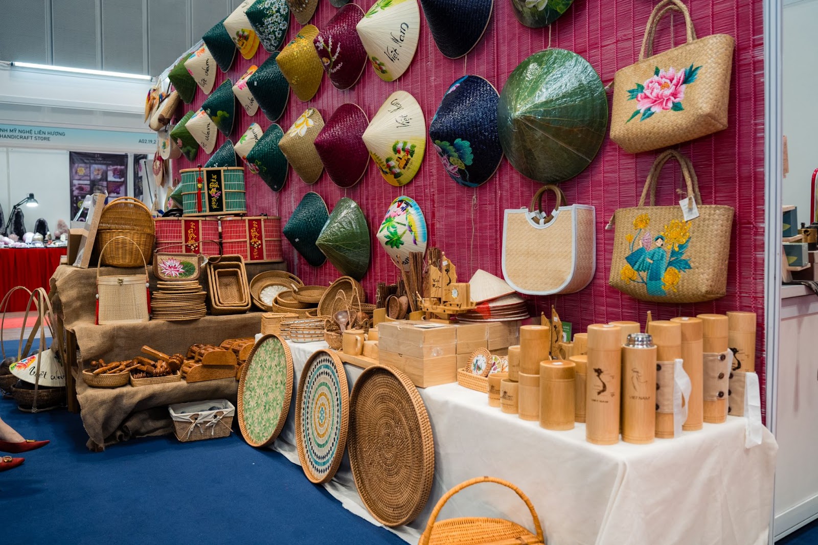 Variety of products on display at the exhibition