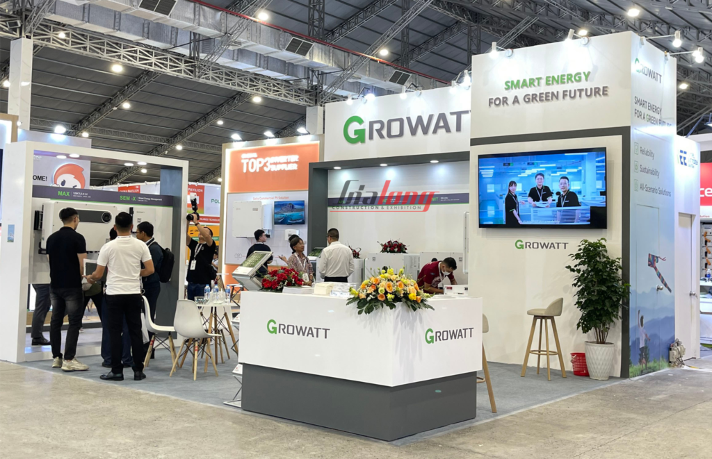 Growat – Exhibition booth at the Energy Expo