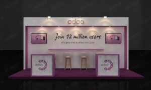 Odoo - Gian hàng được thiết kế bởi Gia Long - Booth designed by Gia Long