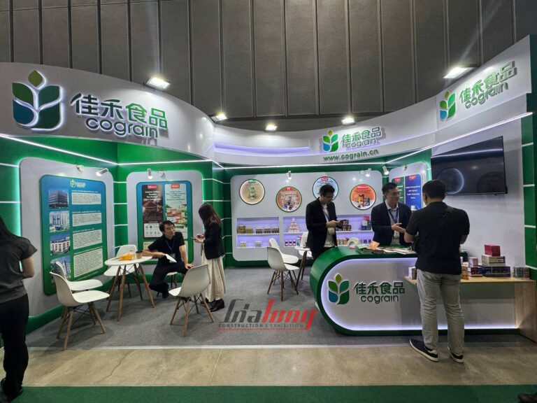 Gian hàng Gia Long thi công tại Vietfood & Beverage Propack 2025