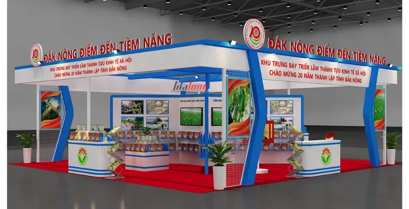 Gian hàng Gia Long thiết kế - Display booth ideas Gian hàng Gia Long thiết kế - Display booth ideas