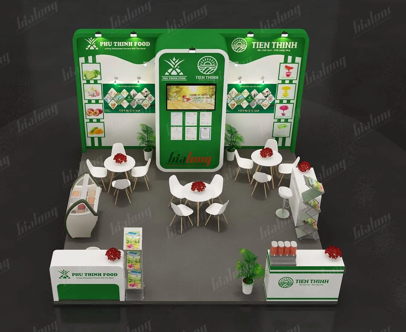 Booth 9m square (3m x 3m) is one of the most common standard booth size worldwide Booth 9m square (3m x 3m) is one of the most common standard booth size worldwide