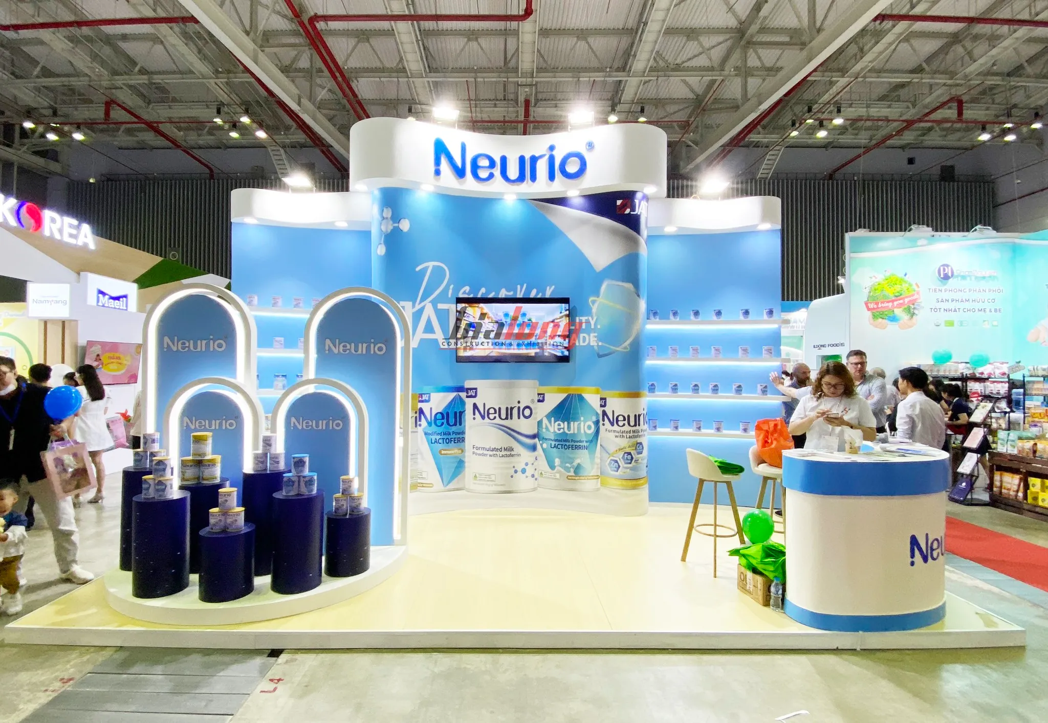 Gia Long completed the design and construction of the booth at the Pharmaceutical trade shows in Vietnam 2025 Gia Long completed the design and construction of the booth at the Pharmaceutical trade shows in Vietnam 2025