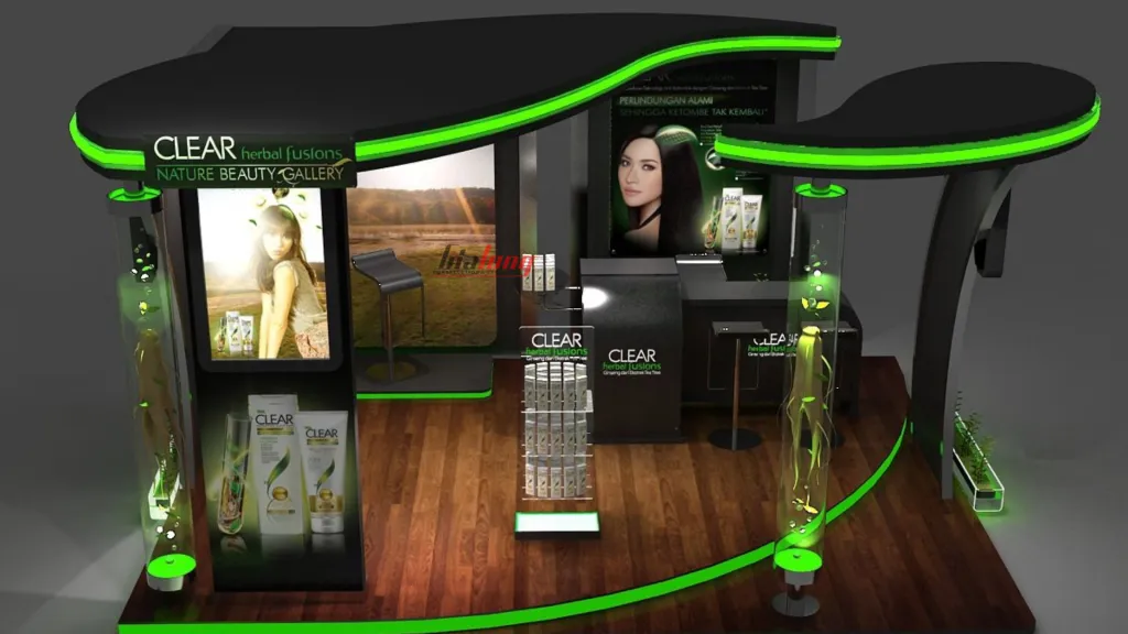 Gia Long is a company that designs and constructs exhibition booths at the Beauty trade shows in Vietnam Gia Long is a company that designs and constructs exhibition booths at the Beauty trade shows in Vietnam